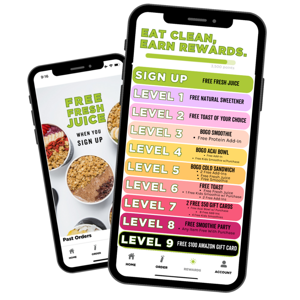 Clean Juice Reward Program